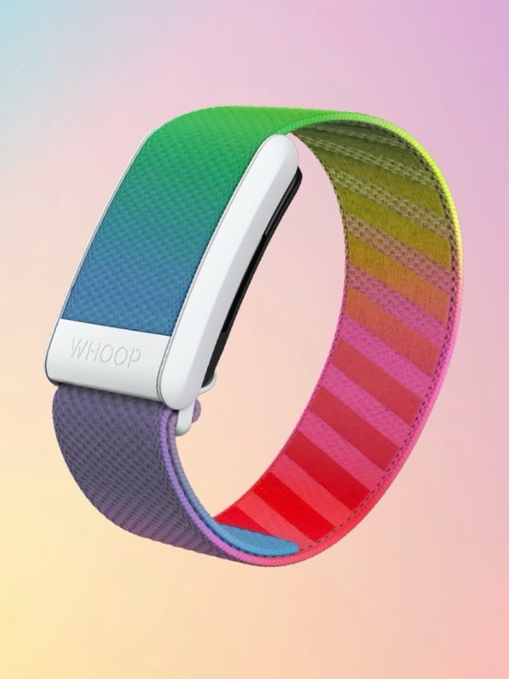 WHOOP Superknit Band “ Happy Pride” Super Rare NWT White Metal Clasp LIMITED ED.